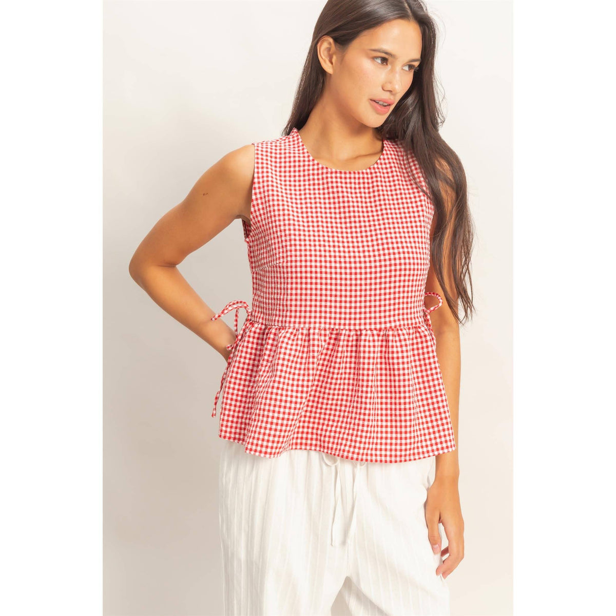 Prairie Picnic Peplum Top