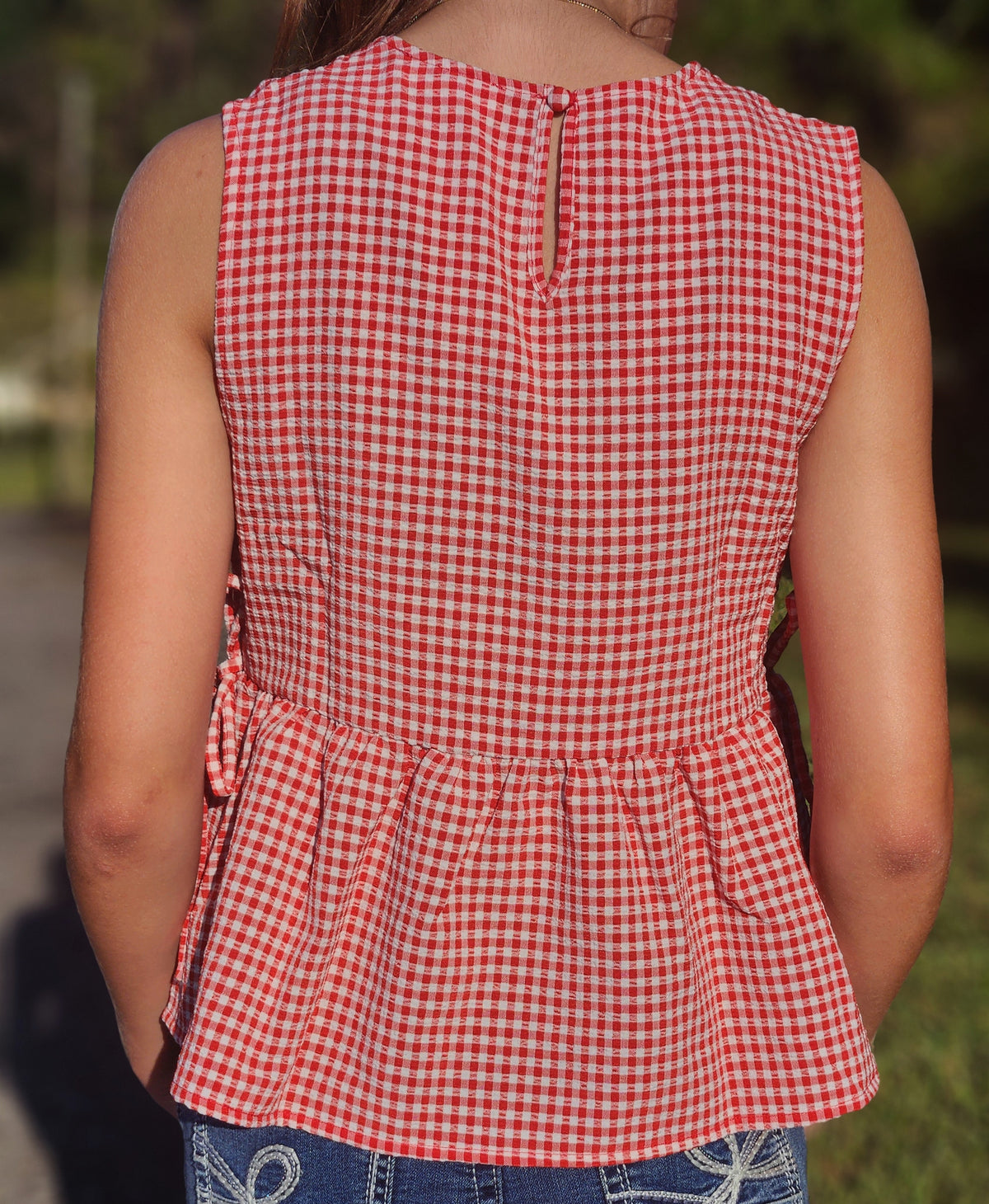 Prairie Picnic Peplum Top